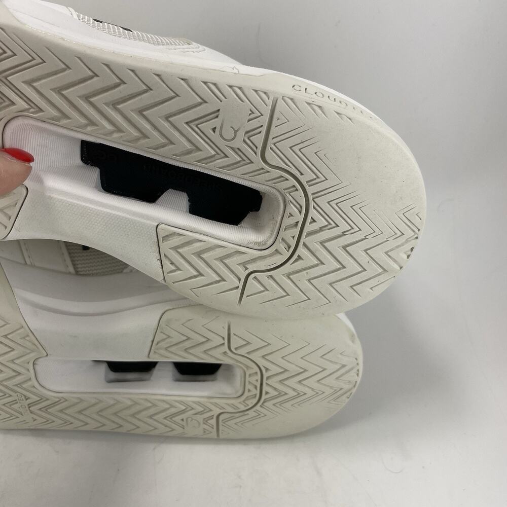 ON Cloud The Roger Clubhouse Pro Sneakers White/Ice Womens Size 8.5, No Insoles - Picture 9 of 11